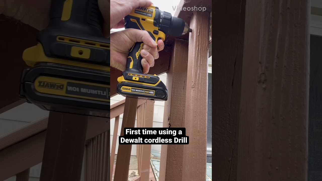 Just bought new Atomic Dewalt Drill