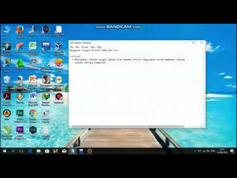Mengenal perintah Printf pada Dev-c++!!