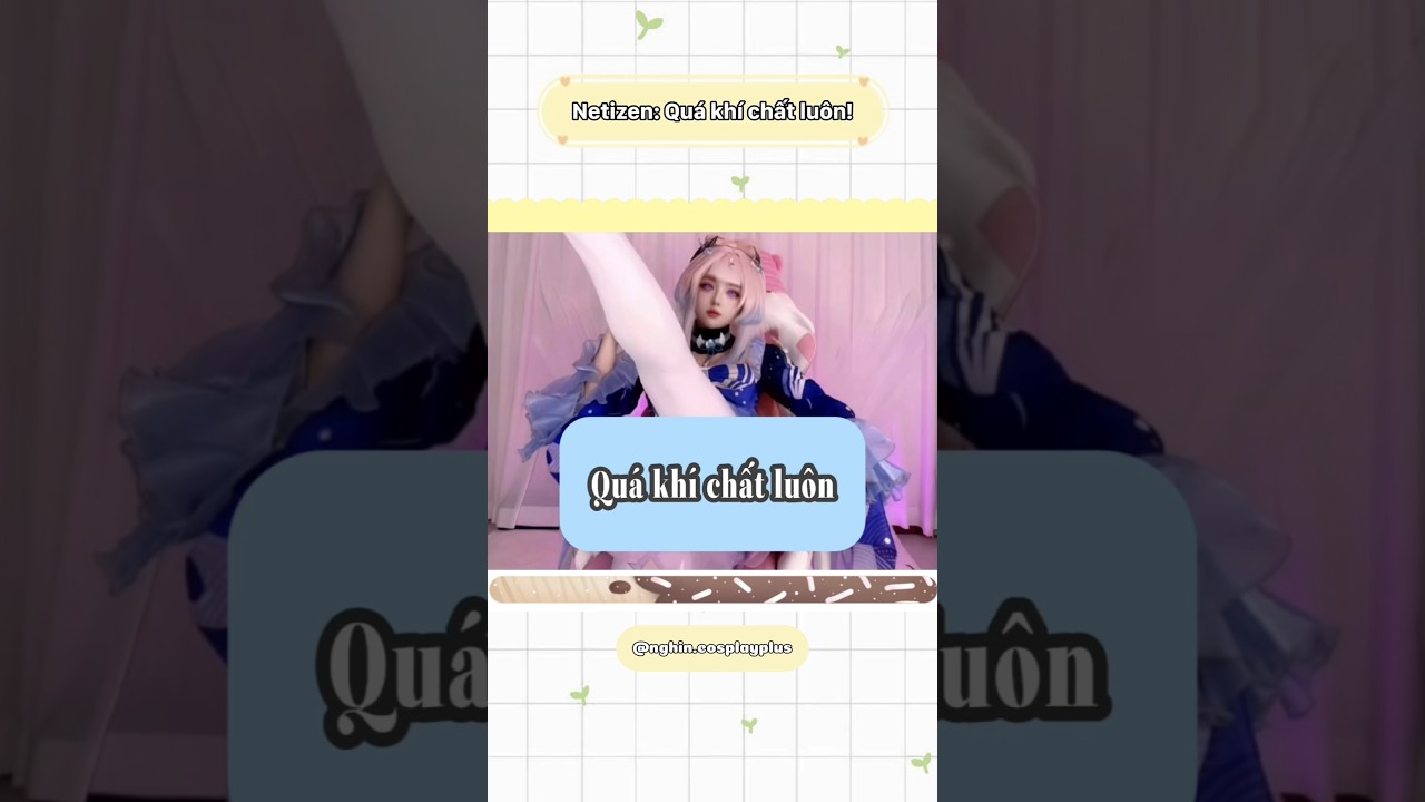 Netizen: quá khí chất #cosplay #cosplayer #kokomi #genshinimpact #shorts