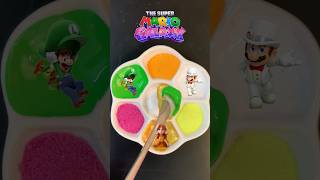 🌈Super MarioBros Color X Sand mixing #nintendo #shortsfeed #mario #galaxy #supermario