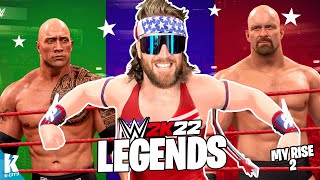 Legends Challenge!!! (WWE 2K22 MyRise Part 2!) K-CITY GAMING