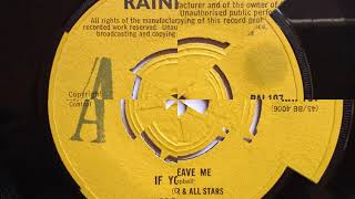 YOUR TURN (Sad Song) / IF YOU LEAVE ME - Prince Buster &amp; All Stars