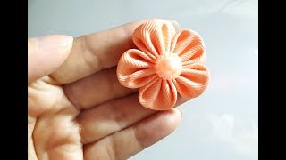 Basic Kanzashi Ribbon Flower Petal Tutorial 8 • かんたん基本かんざしチュートリアル 