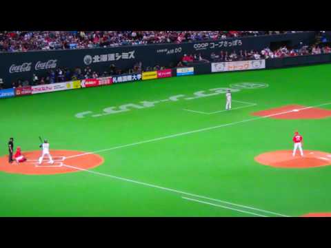 20161025　日本シリーズ第３戦　黒田VS大谷対決　札幌ドーム