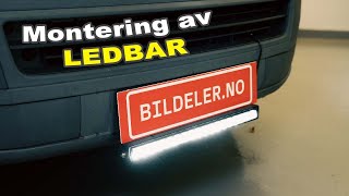 Ledbar montering - Slik gjør du det selv