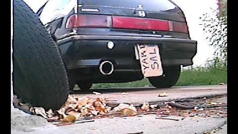 90 Civic Si DOHC ZC rev hard backfire