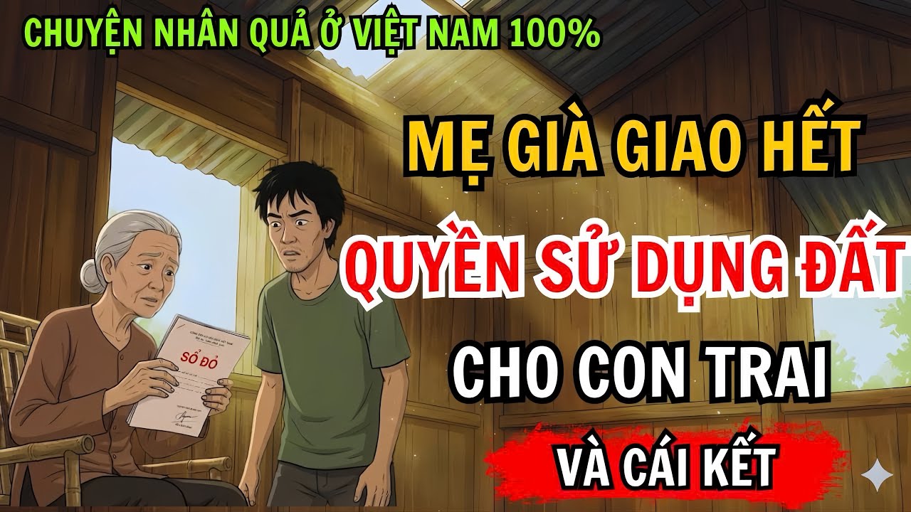 Chuyện Nhân Quả 100%: Mẹ Già 70 Tuổi Nhận Kết Đắng Khi Giao Hết Sổ Đỏ Cho Con Trai