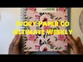 Ivory paper co ultimate weekly planner unboxing