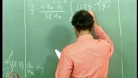 Mod 01 Lec 34 Integral method for thermal entry length probl