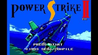 Power Strike 2. - [Master System]. 1CC. No Miss. 60Fps.