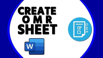 How to Create OMR Sheet in a Microsoft Word