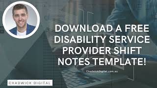 Free Ndis Disability Shift Notes Template Download
