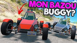 Police Chase with the Mon Bazou Buggy in BeamNG Drive Mods!?