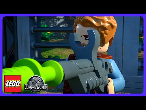 LEGO Jurassic World - Stop the Weather Machine! 🌊 | Kids Cartoons | WildBrain Toon Town