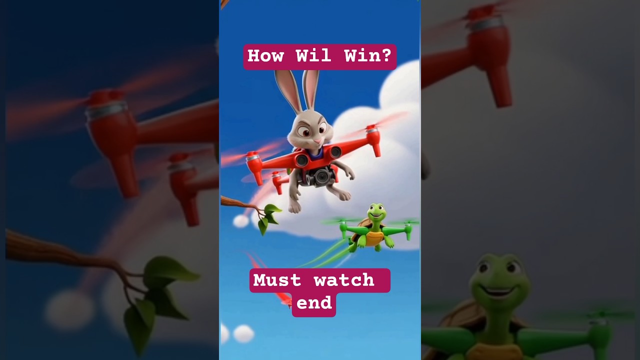 Rabbit vs Turtle |Rabbit Cartoon|Animals Cartoon #shorts #trending #rabbit #turtle #shortsfeed