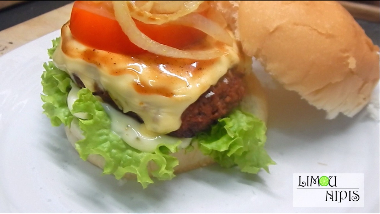 Resepi Daging Burger Cheese - Soalan Mudah i