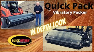 Quick Pack vibratory packer for skid steer overview