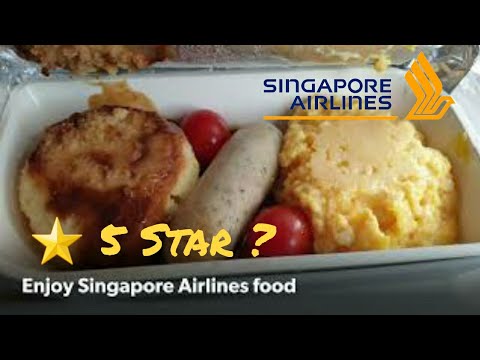 Video: ¿Qué comida se sirve en Singapore Airlines Economy?