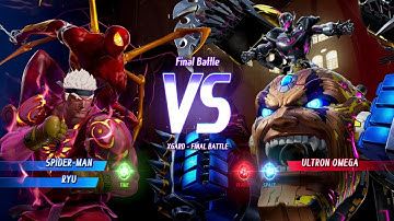 Requested MARVEL VS. CAPCOM: INFINITE Spider-Man and Ryu Arcade Gameplay