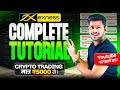 5000  5 lakh  crypto trading  exness complete tutorial for beginners  crypto trading in india