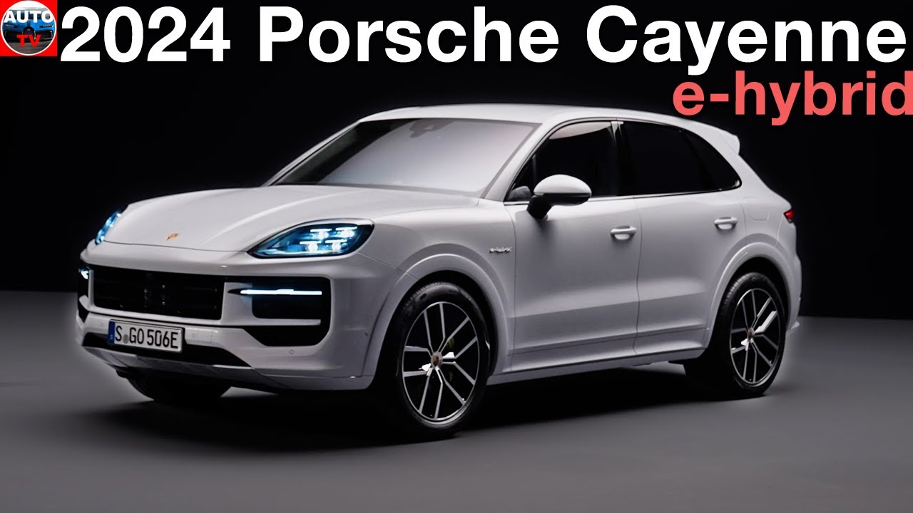 All NEW 2024 Porsche Cayenne EHybrid in Carrera White Metallic
