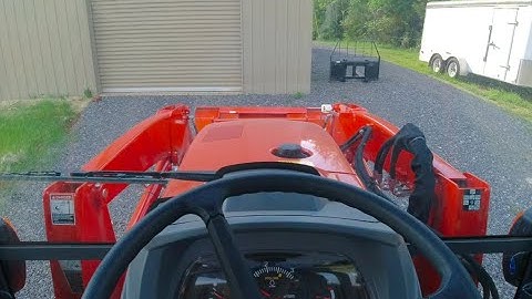 #2, Easy Way to Align (Tractor) Front End Loader Bucket/Attachments, Kubota MX5400