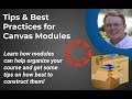 Canvas Modules Best Practices