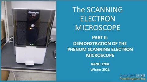 Instrumentation Module: SEM Part 2