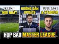 SPFL26: Cách Có Phòng Họp Báo (Press Room) Master League &amp; Đồ Họa Siêu Thực