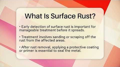 What Is Surface Rust? - Car Collector Enthusiasts
