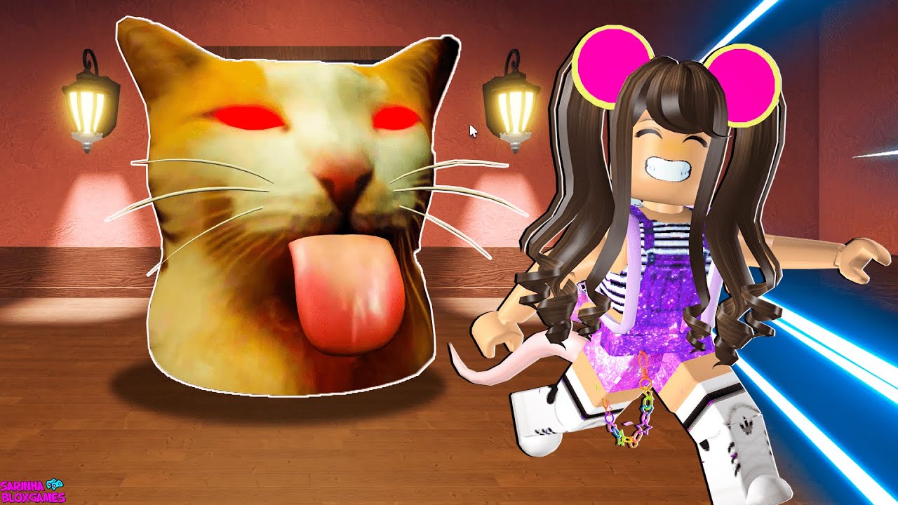 VIRAMOS RATINHAS FUGINDO DO GATO MALVADO!! 😺ESCAPE BLEH CAT! ROBLOX