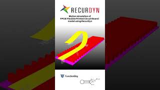 Motion simulation of FPCB model using RecurDynen