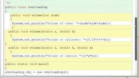 overloading of volume (Question is written in description)