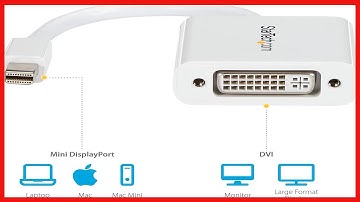 StarTech com Mini DisplayPort to DVI Adapter   Mini DP to DVI D Converter   1080p Video   mDP
