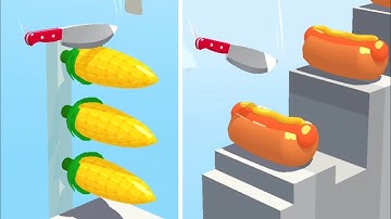 Slice It All Gameplay! Satisfying and Relaxing ASMR Slicing Video