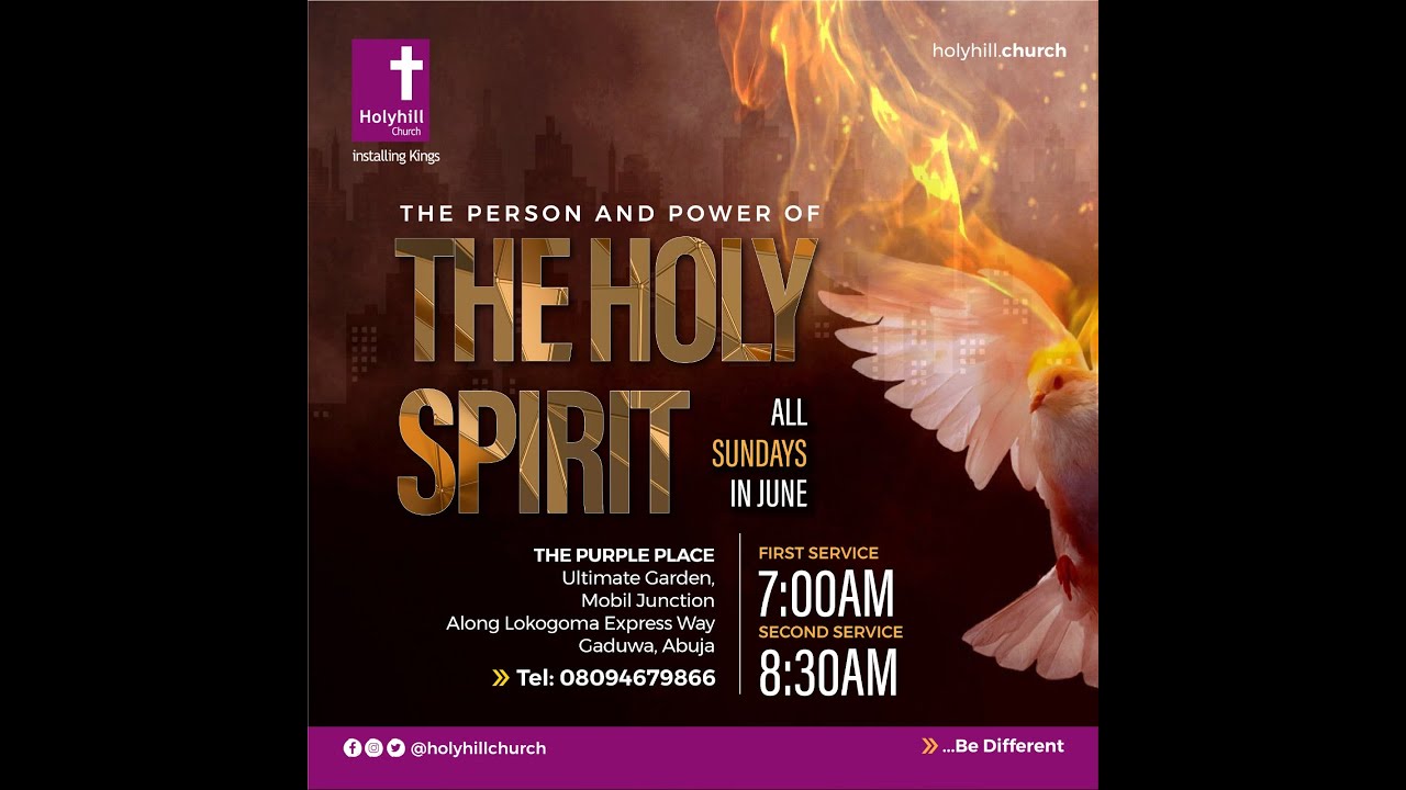 The Person and Power of the Holy Spirit - Part 2 | First Service - 25th ...