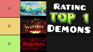 Rating TOP 1 DEMONS - Geometry Dash Tier List