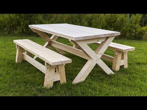 Easy DIY Project: Farmhouse Table and Benches Easy DIY Project: Farmhouse Table and Benches