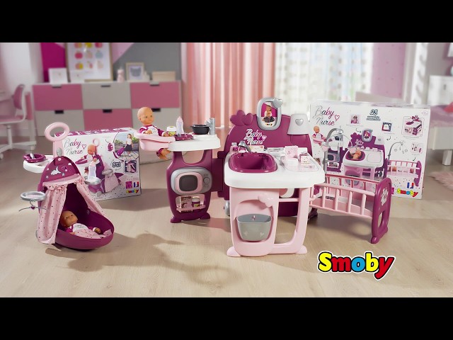 Smoby - Baby Nurse : Large Doll's PlayCenter + Nursery Suitcase