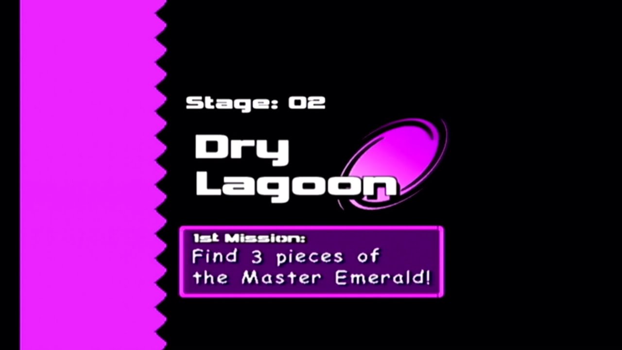 Sonic Adventure 2 Battle Dry Lagoon Missions 1 & 4 (40+ shard locations)