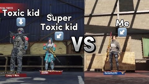 I 1v2ed two toxic kids in codm