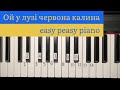 ПростоГрай: Ой у лузі червона калина / easy peasy piano