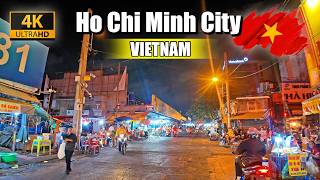 Ho Chi Minh City Motorbike Tour - District 1 to Chợ Bà Chiểu Binh Thanh at Night (Saigon POV)