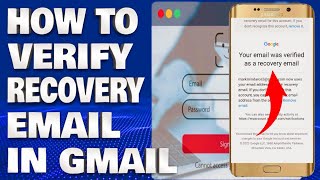How To Verify Recovery Email in Gmail | Gmail Tips and Tricks Tutorial