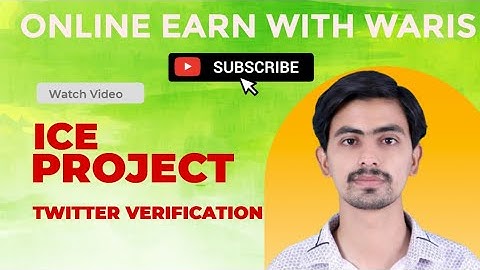 VERIFIED Twitter Account in Ice Project App?