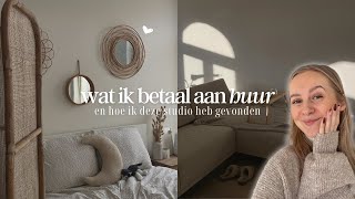 HOE IK EEN STUDIO VOND IN MIJN EENTJE | verhuisvlog 🌙