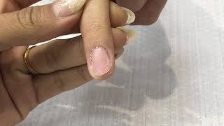 Unhas de gel, mais conhecida como gel na tips