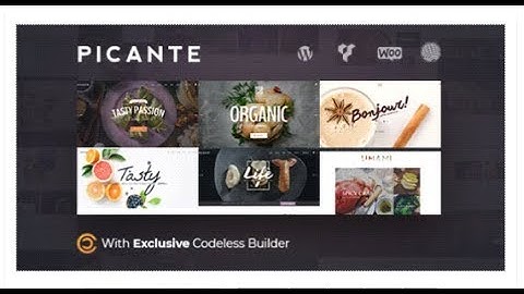 Picante - Restaurant & Food WordPress Theme | Themeforest Templates