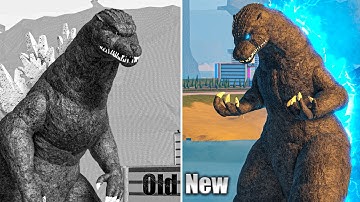 Final Wars Godzilla Old vs New Comparison | Kaiju Universe