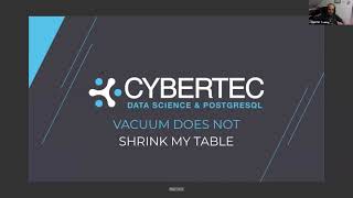PostgreSQL VACUUM does not shrink my table - EXPLAINING POSTGRESQL | CYBERTEC